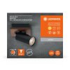 Spot Plafonnier, Spot de plafond Luminaires Ledvance LED Couleur bois, Noir, 1 lumière