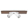 Spot Plafonnier, Spot de plafond Luminaires Ledvance LED Couleur bois, Blanc, 2 lumières