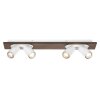 Spot Plafonnier, Spot de plafond Luminaires Ledvance LED Couleur bois, Blanc, 4 lumières