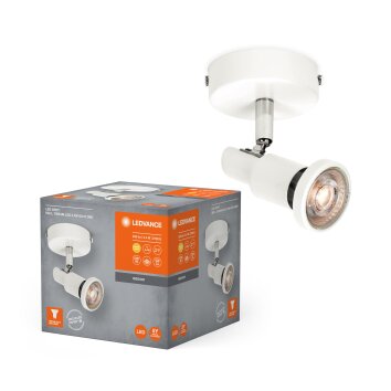 Spot Plafonnier, Spot de plafond Luminaires Ledvance LED Blanc, 1 lumière