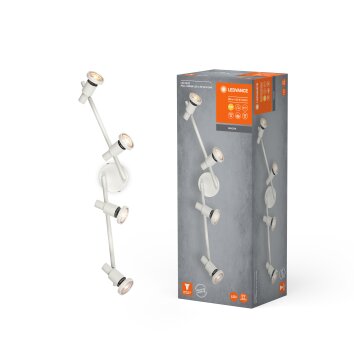 Spot Plafonnier Luminaires Ledvance LED Blanc, 4 lumières Spot Plafonnier Luminaires Ledvance LED Blanc, 4 lumières