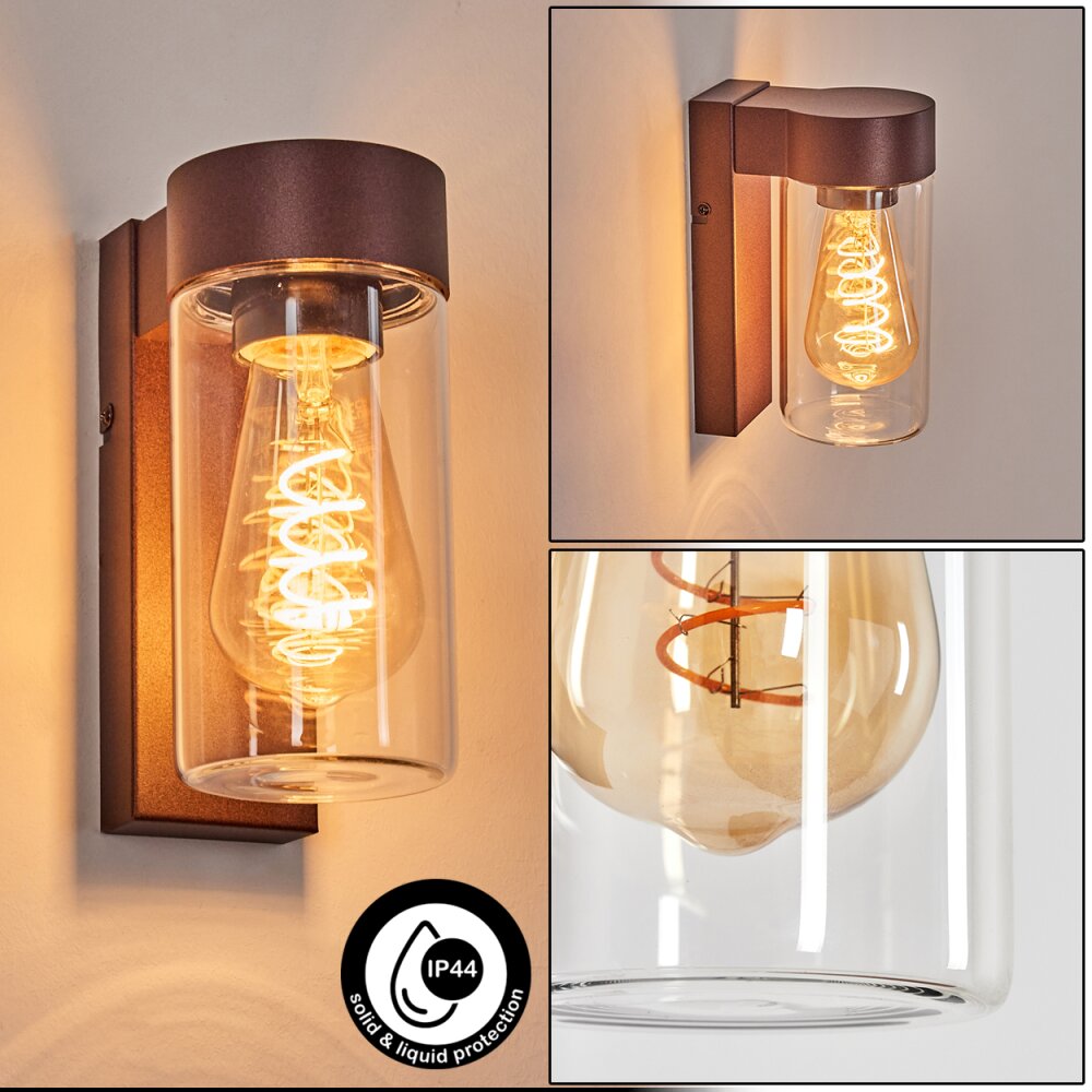 Encoberta Lampe murale d´extérieur Rouille, 1 lumière main product photo