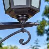 Loria Luminaire extérieur, Réverbère, Eclairage de chemin Noir, 2 lumières