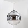 Gastor Suspension, Boule lumineuse Clair, Fumé, 1 lumière