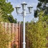 Loria Luminaire extérieur, Réverbère, Eclairage de chemin Blanc, 3 lumières