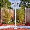 Loria Luminaire extérieur, Réverbère, Eclairage de chemin Blanc, 3 lumières