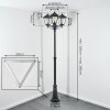 Anfei Luminaire extérieur, Réverbère, Eclairage de chemin Noir, 3 lumières Anfei Luminaire extérieur, Réverbère, Eclairage de chemin Noir, 3 lumières