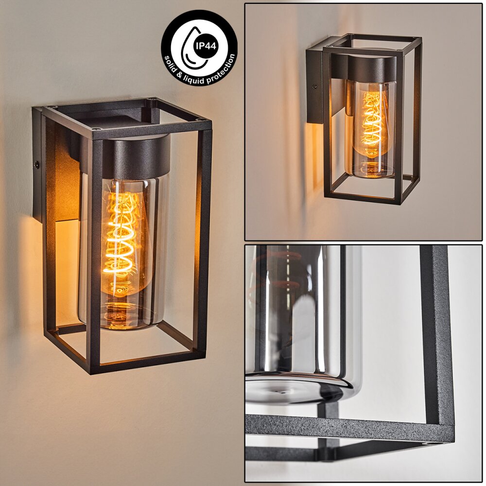 Doninhas Lampe murale d´extérieur Noir, 1 lumière main product photo