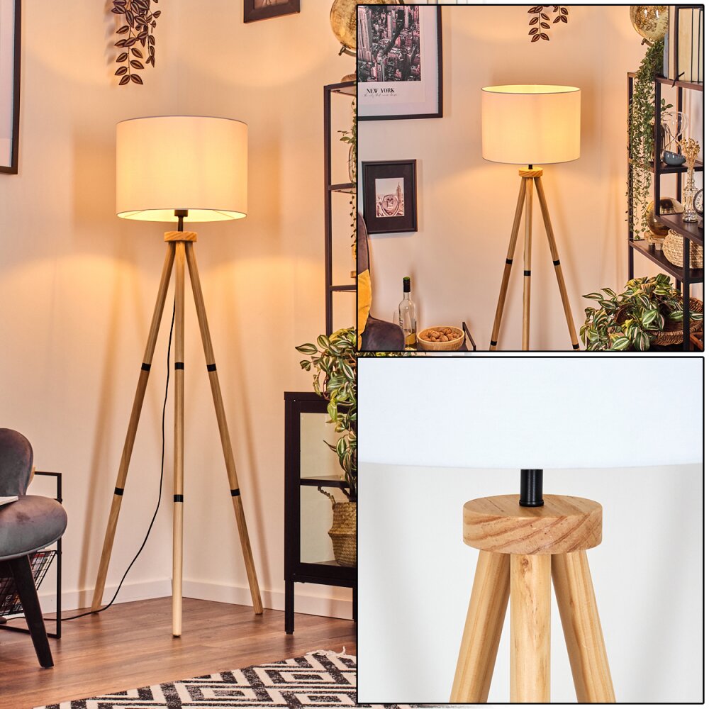 Bassagoda Lampadaire Écru, 1 lumière main product photo