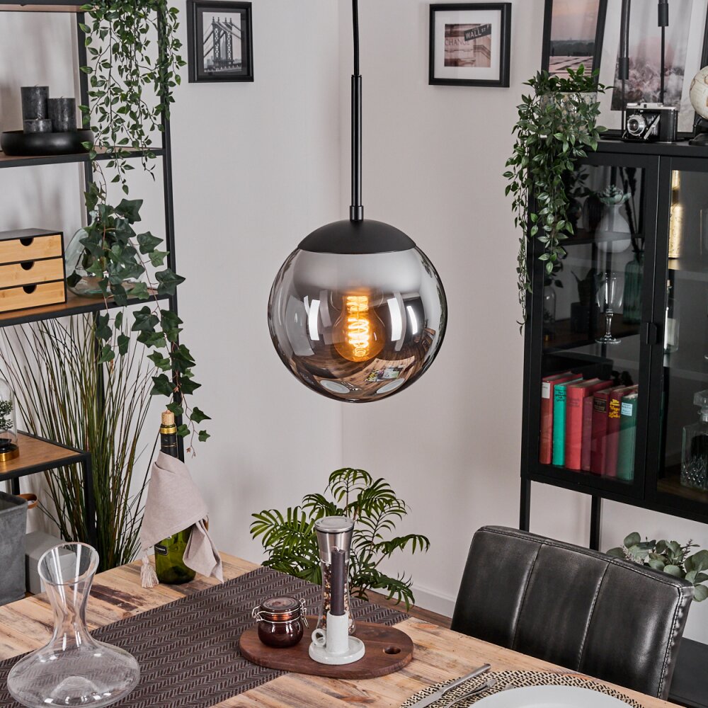 Gastor Suspension, Boule lumineuse 20 cm Fumé, 1 lumière main product photo