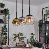 Gastor Suspension, Boule lumineuse Or, Clair, Fumé, 3 lumières