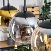 Gastor Suspension, Boule lumineuse Or, Clair, Fumé, 3 lumières