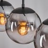 Gastor Suspension, Boule lumineuse Clair, Fumé, 3 lumières