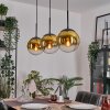 Gastor Suspension, Boule lumineuse Or, Clair, 3 lumières