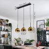 Gastor Suspension, Boule lumineuse Or, Clair, 3 lumières