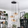 Mertola Suspension, Boule lumineuse Noir, 3 lumières