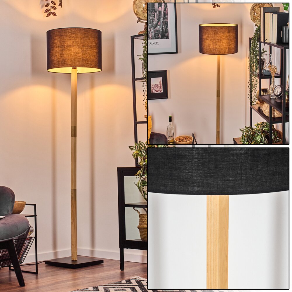 Bassagoda Lampadaire Écru, Noir, 1 lumière main product photo