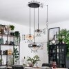 Mertola Suspension, Boule lumineuse Noir, 3 lumières