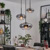 Mertola Suspension, Boule lumineuse Noir, 3 lumières
