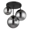 JOEL Plafonnier Luminaires Globo Lighting Noir, 3 lumières