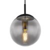 JOEL Suspension Luminaires Globo Lighting Noir, 1 lumière