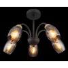 GERLY Plafonnier Luminaires Globo Lighting Noir, 5 lumières