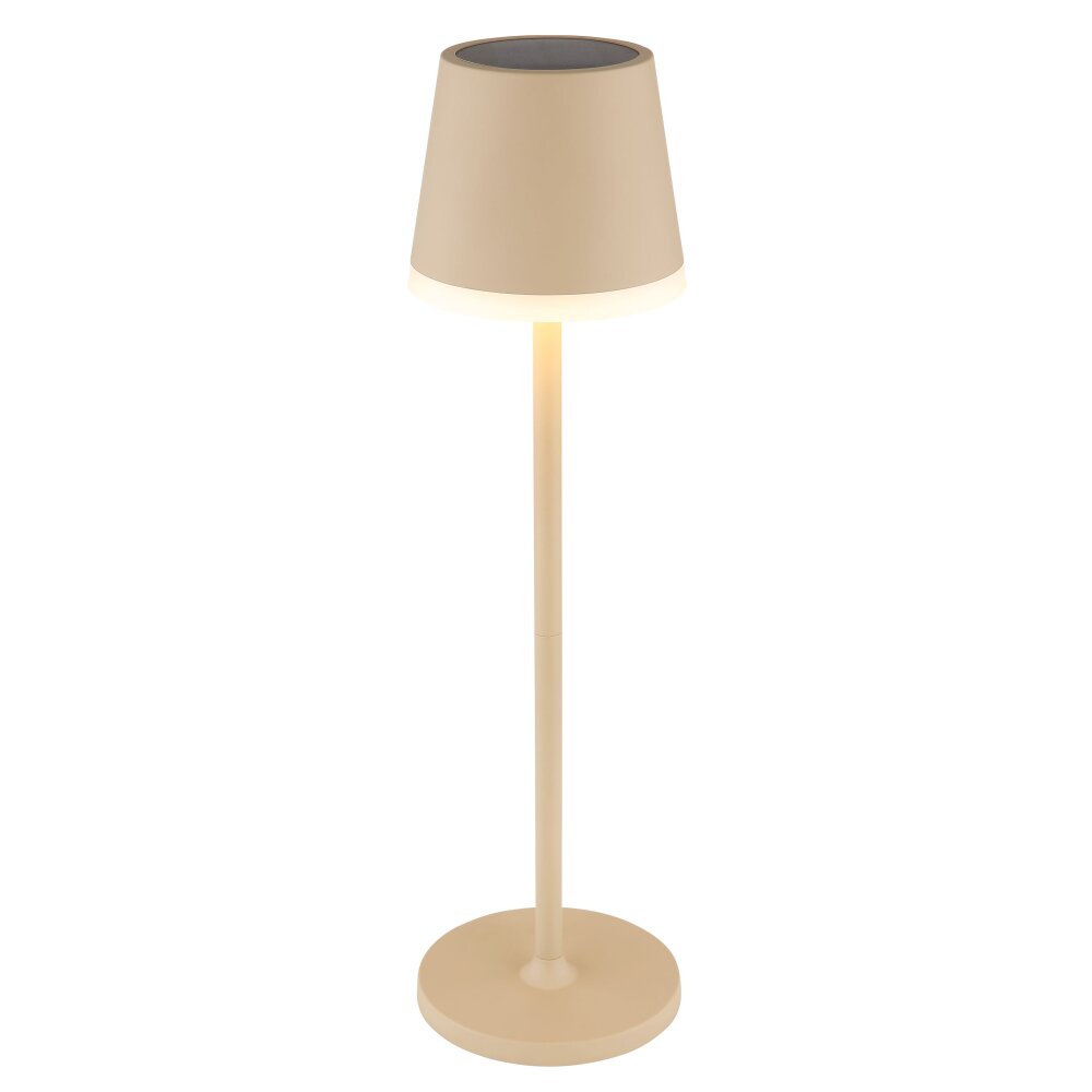 Lampe de table d'extérieur, Lampe solaire Luminaires Globo Lighting LED Sable, Blanc, 1 lumière main product photo