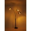 Newcastle Lampadaire Luminaires Globo Lighting Noir, 3 lumières
