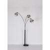 Newcastle Lampadaire Luminaires Globo Lighting Noir, 3 lumières
