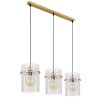 Gorley Suspension Luminaires Globo Lighting Or, 3 lumières