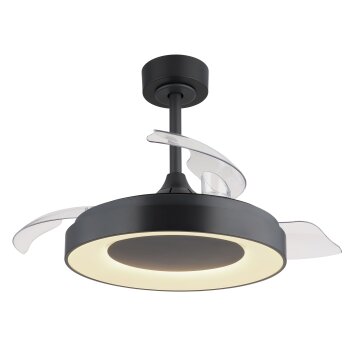 Elina Ventilateur de plafond lumineux Luminaires Globo Lighting LED Gris, 1 lumière, Télécommandes, Changeur de couleurs Elina Ventilateur de plafond lumineux Luminaires Globo Lighting LED Gris, 1 lumière, Télécommandes, Changeur de couleurs