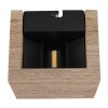 Alina Applique murale Luminaires Globo Lighting LED Bois foncé, Écru, Noir, 1 lumière