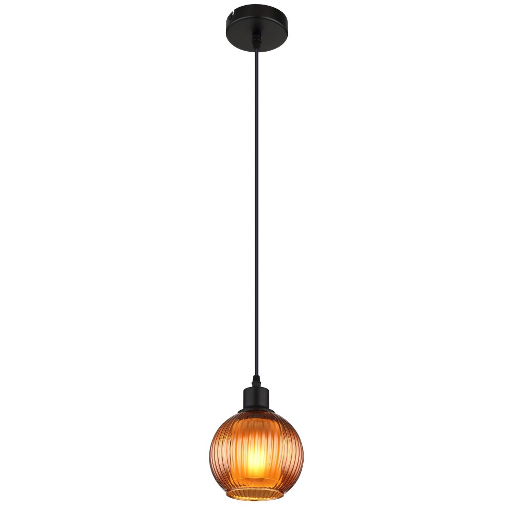 Zumba Suspension Luminaires Globo Lighting Noir, 1 lumière main product photo