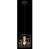 Lisbon Suspension Luminaires Globo Lighting Noir, 1 lumière