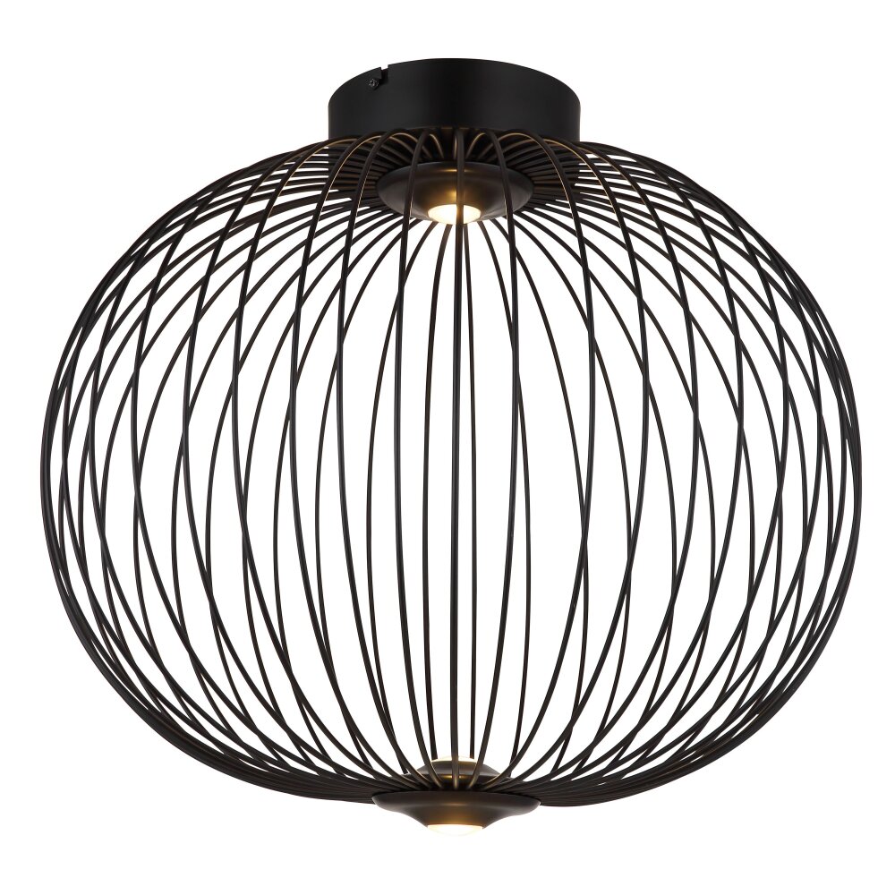 Galway Plafonnier Luminaires Globo Lighting LED Noir, 1 lumière main product photo