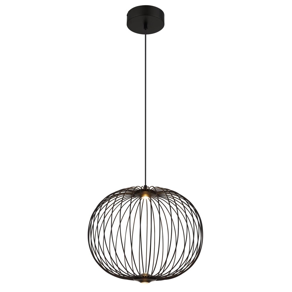 Galway Suspension Luminaires Globo Lighting LED Noir, 1 lumière main product photo