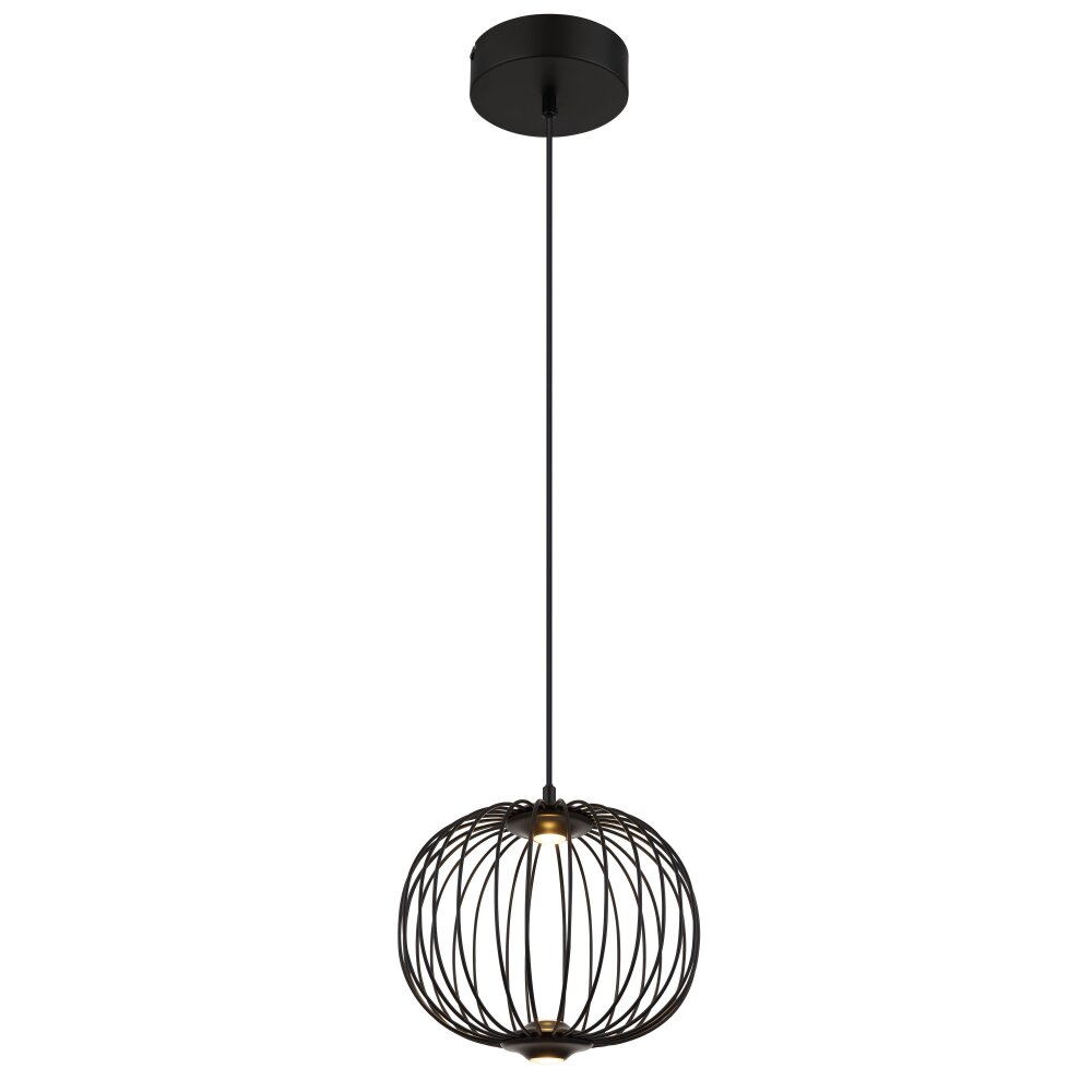 Galway Suspension Luminaires Globo Lighting LED Noir, 1 lumière main product photo