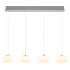 Quintara Suspension Luminaires Globo Lighting LED Nickel mat, 1 lumière