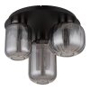 Fluoro Plafonnier Luminaires Globo Lighting LED Noir, 1 lumière Fluoro Plafonnier Luminaires Globo Lighting LED Noir, 1 lumière