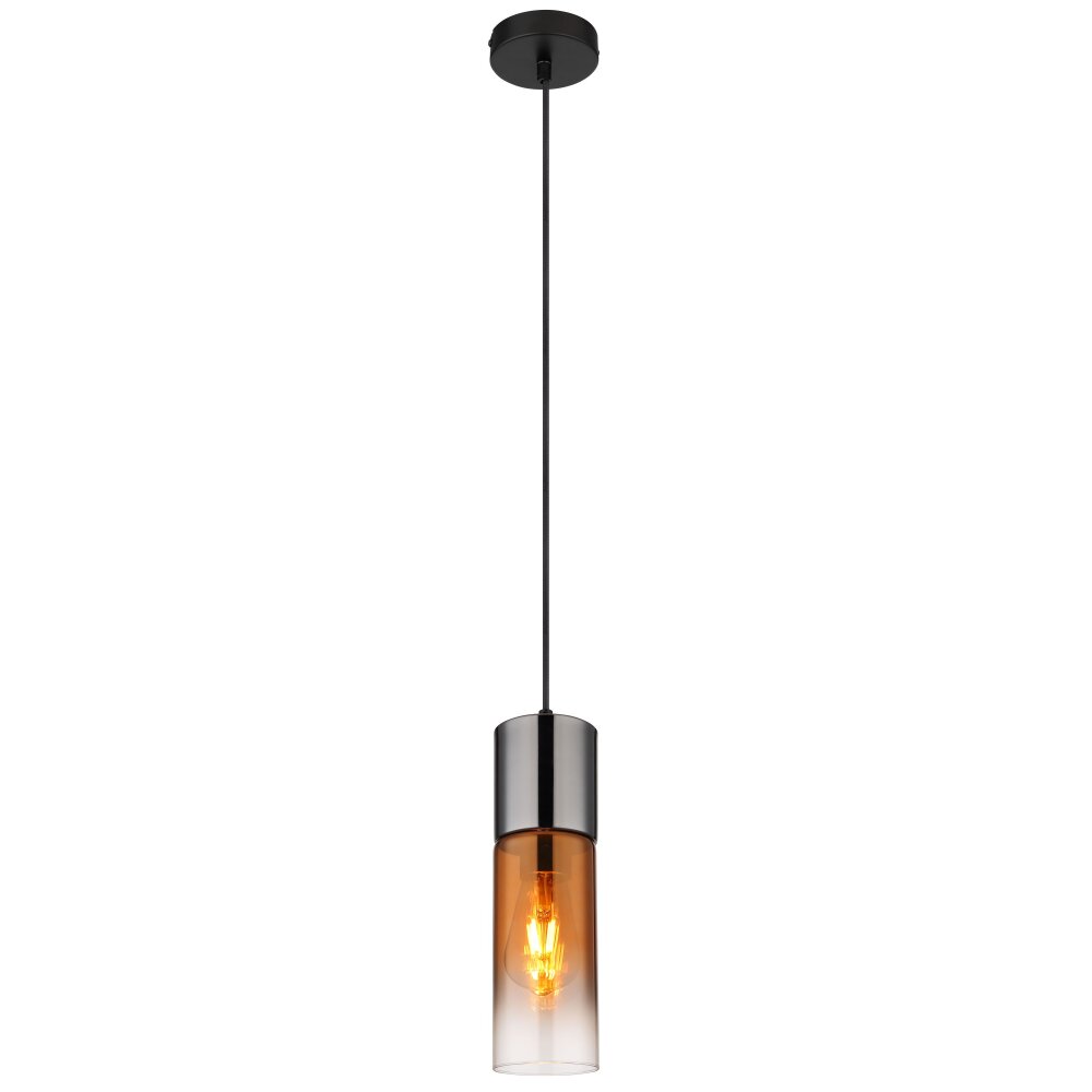 Annika Suspension Luminaires Globo Lighting Noir, 1 lumière main product photo