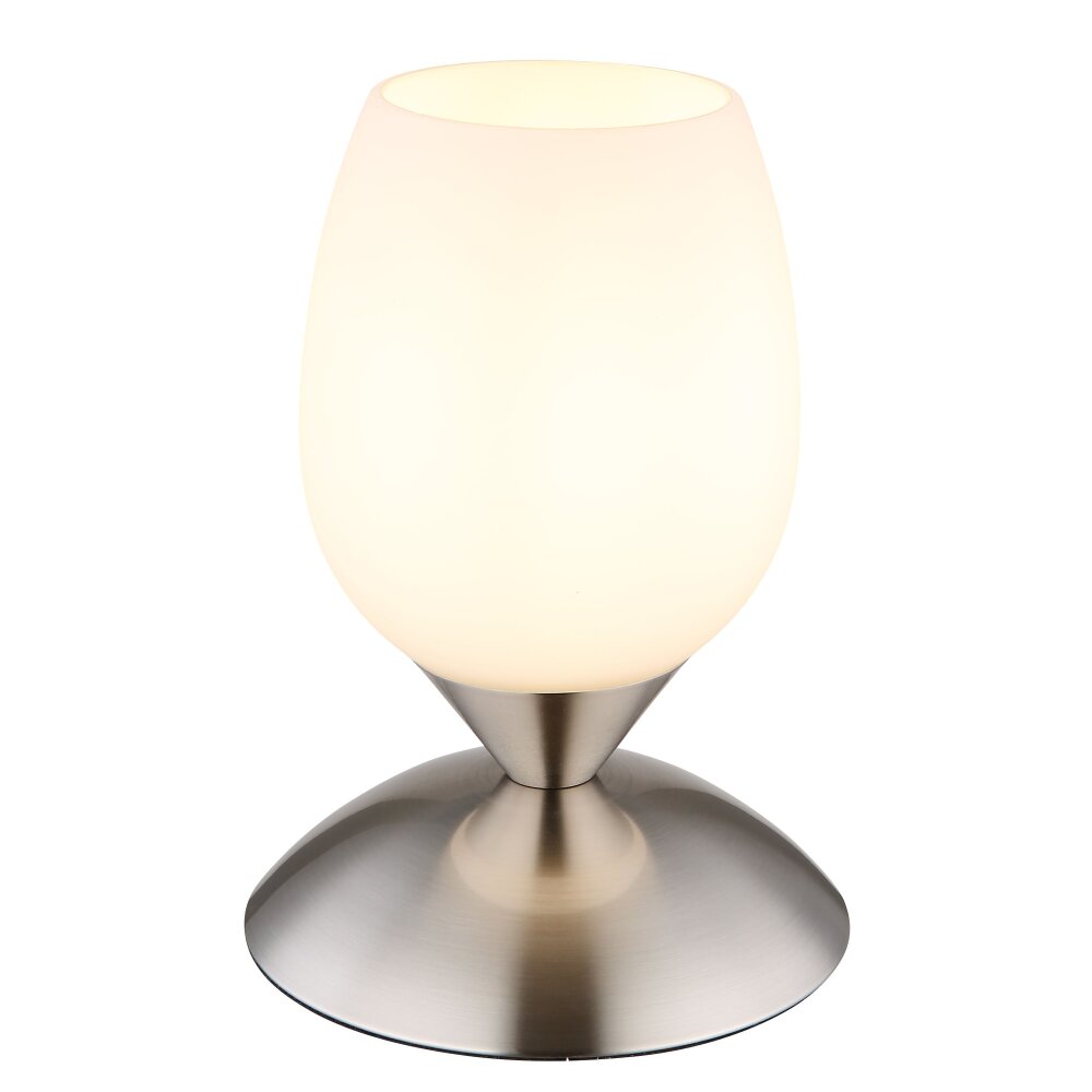 Kuwaita Lampe à poser Luminaires Globo Lighting Nickel mat, 1 lumière main product photo