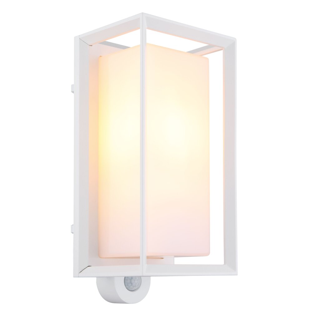 Logana Luminaire extérieur Luminaires Globo Lighting Blanc, 1 lumière, Détecteur de mouvement main product photo