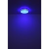 Betha Plafonnier Luminaires Globo Lighting LED Brun, Blanc, 1 lumière, Télécommandes, Changeur de couleurs