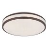 Betha Plafonnier Luminaires Globo Lighting LED Brun, Blanc, 1 lumière, Télécommandes, Changeur de couleurs