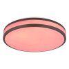 Betha Plafonnier Luminaires Globo Lighting LED Brun, Blanc, 1 lumière, Télécommandes, Changeur de couleurs