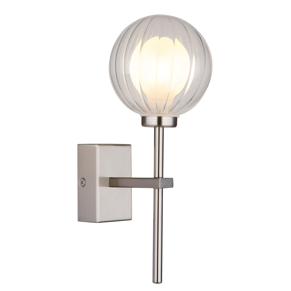 Ander Applique murale Luminaires Globo Lighting Nickel mat, 1 lumière main product photo