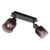 Satella Plafonnier, Spot de plafond, Applique murale, Spot mural Luminaires Globo Lighting Chrome, Noir, 2 lumières Satella Plafonnier, Spot de plafond, Applique murale, Spot mural Luminaires Globo Lighting Chrome, Noir, 2 lumières