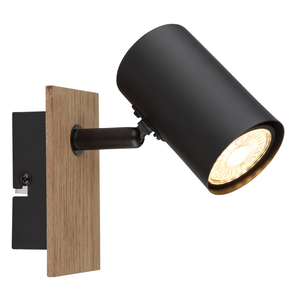 Linca Plafonnier, Spot de plafond, Applique murale, Spot mural Luminaires Globo Lighting Écru, Noir, 1 lumière main product photo