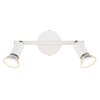 Matrix Plafonnier, Spot de plafond, Applique murale, Spot mural Luminaires Globo Lighting Blanc, 2 lumières