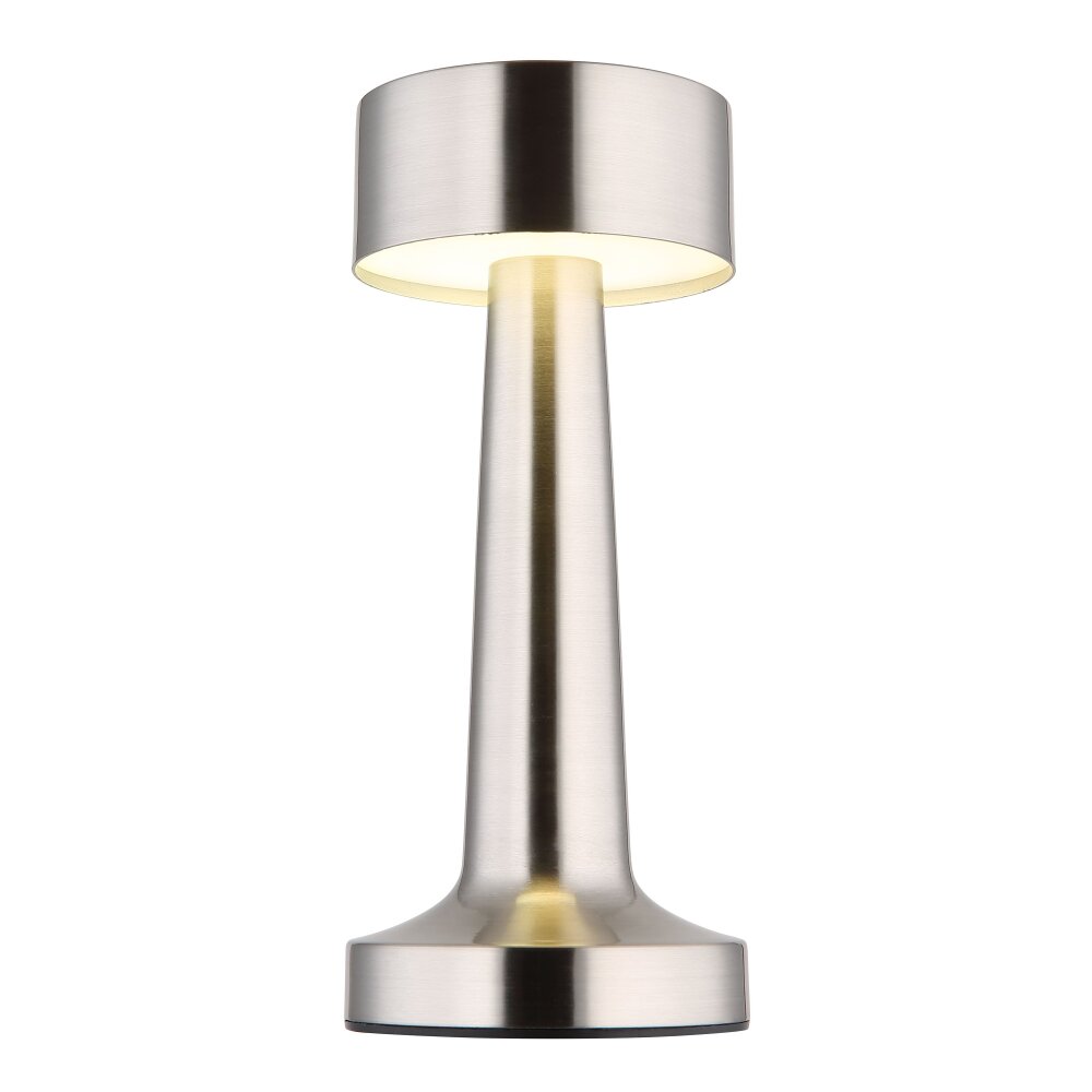 Angelika Lampe à poser Luminaires Globo Lighting LED Nickel mat, 1 lumière main product photo
